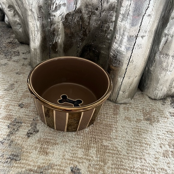 Vintage rare PETRAGEUS DESIGNS EXCLUSIVE hand crafted stone wear 🐶 bowl - Picture 11 of 17